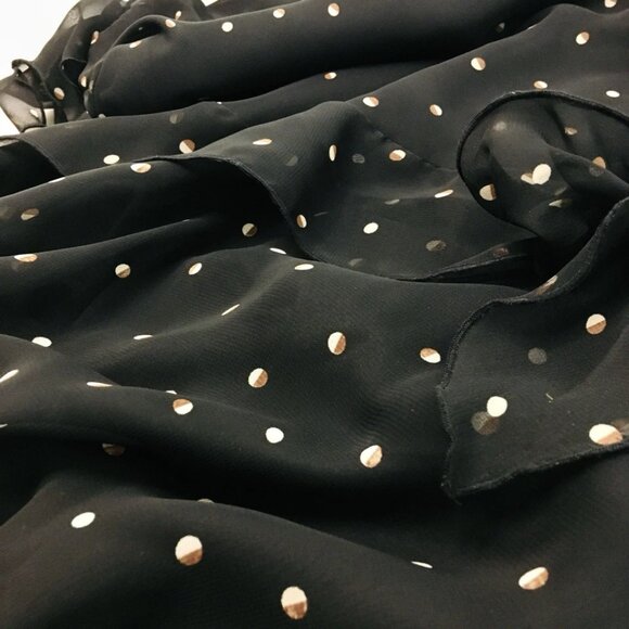 VTG 90’s Jonathan Martin Sz 10 Chiffon Drop Waist Dress Fairy Whimsy Bias Cut - Picture 12 of 14